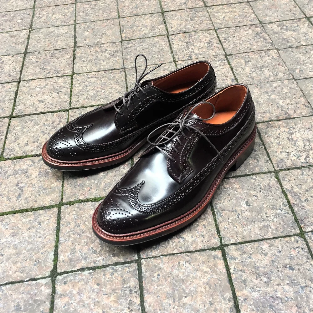 9901 Black Shell Cordovan — mouldedshoe